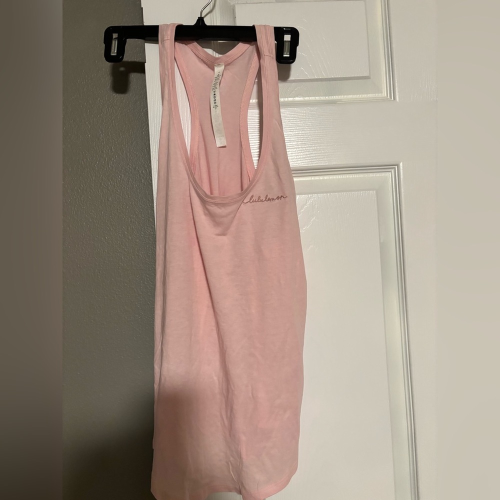 lululemon athletica Light Pink Tank Top